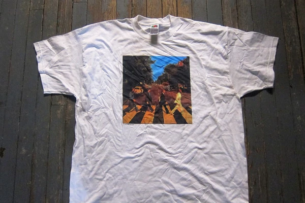 BEATLES - Abbey Road - White- T-Shirt